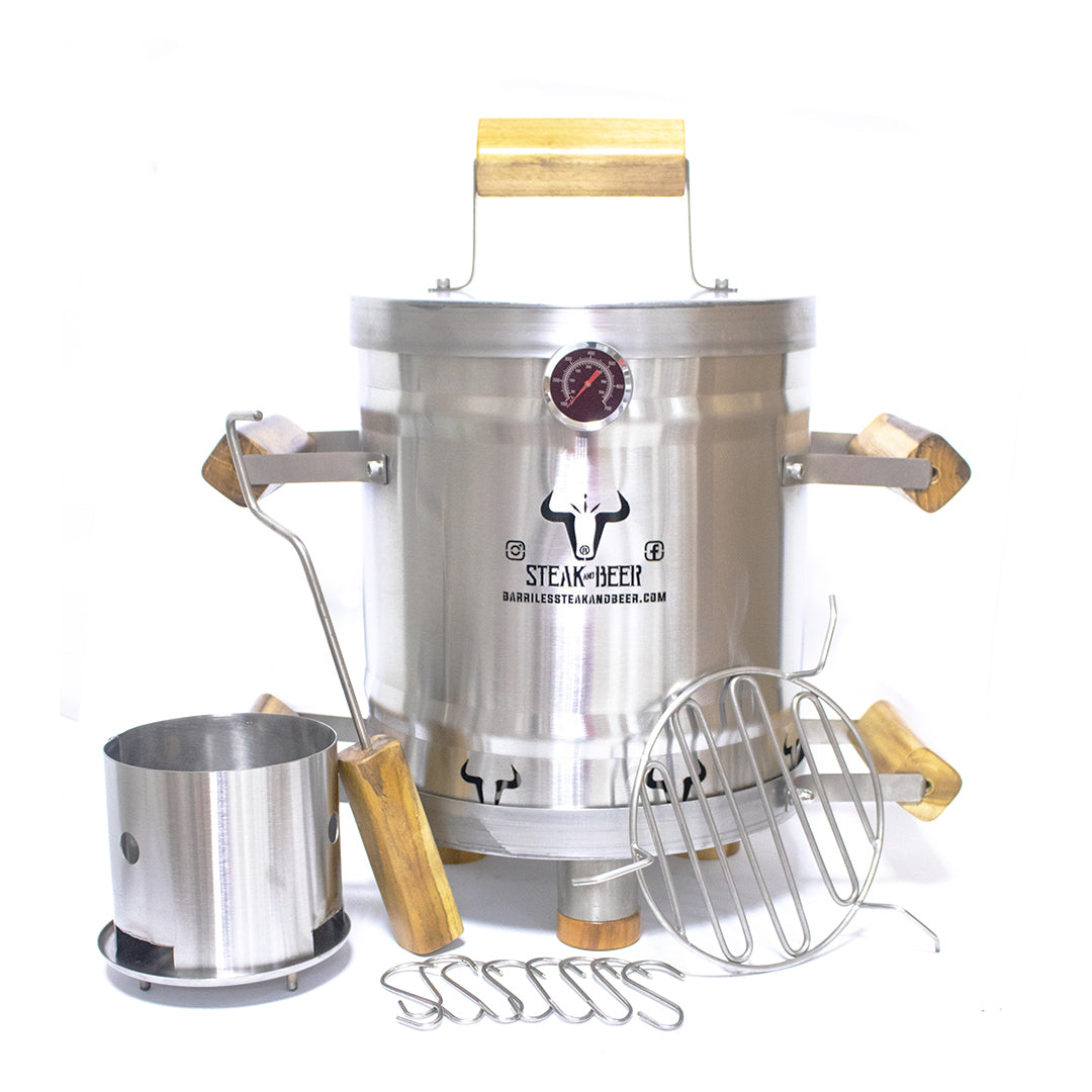 Combo Especial Barril Asador 100% ACERO INOXIDABLE