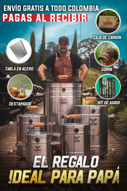 Combo Para Papa - Barril Asador